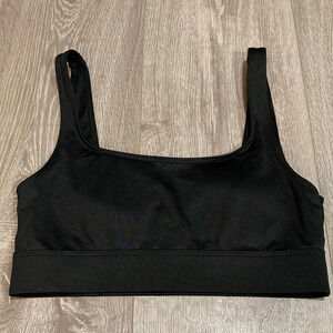 PINK Victoria’s Secret Ultimate lightly lined black sports bra S